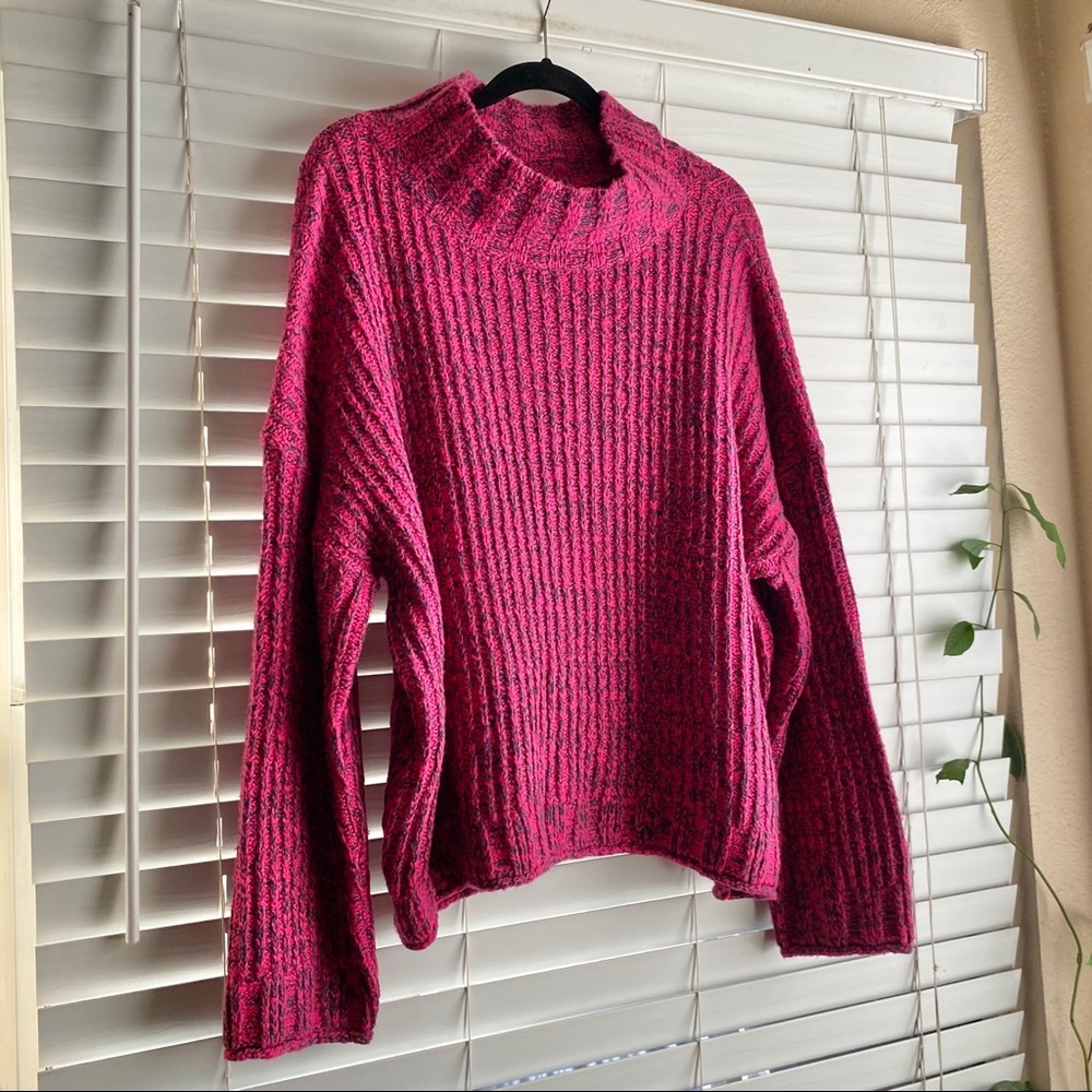 BP pink & grey knit